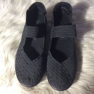 steven by steve madden caspar woven mary jane flat